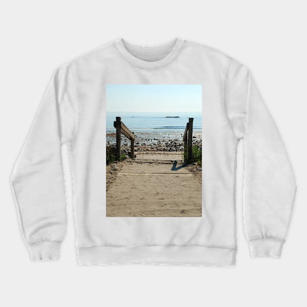 Beach Path Crewneck Sweatshirt by RichardGibb